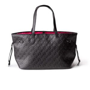 Black/Pink Glamaholic Monogram Tote
